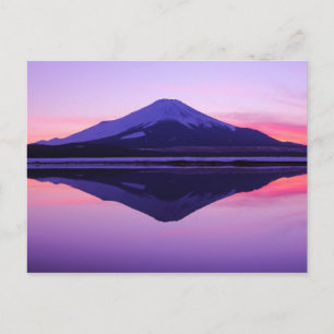 Cartão Postal Reflexões de Água Sakasa-Fuji