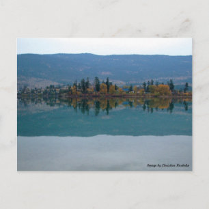 Cartão Postal Reflexões de outono