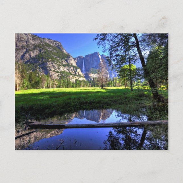 Cartão Postal Reflexões de quedas (Frente)