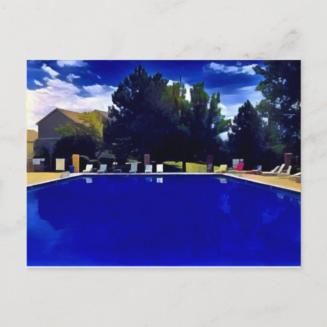 Cartão Postal Reflexões de Verão (Frente)