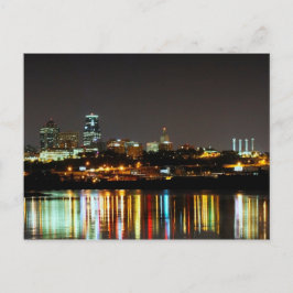 Cartão Postal Reflexões em Kaw Point em Kansas City