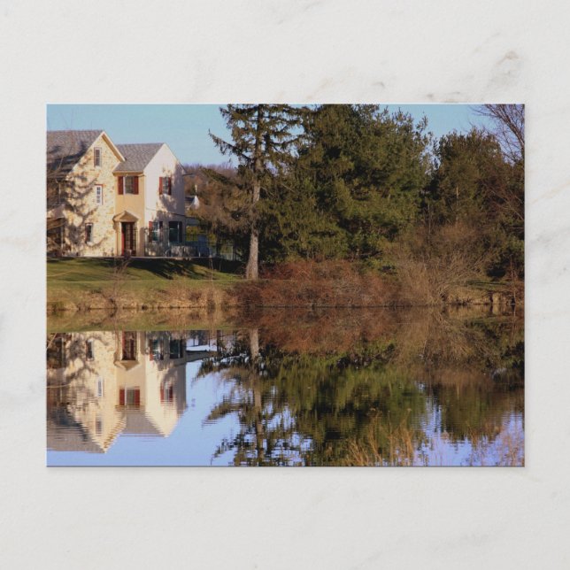 Cartão Postal Reflexões em Rhonda (Frente)