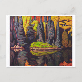 Cartão Postal Reflexões, lago de areia, Algoma | Lawren Harris |