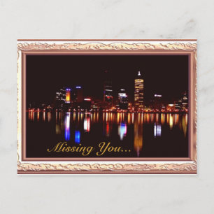 Cartão Postal Reflexões Noturnos