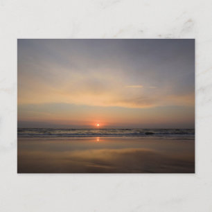 Cartão Postal Reflexões sobre a costa marítima