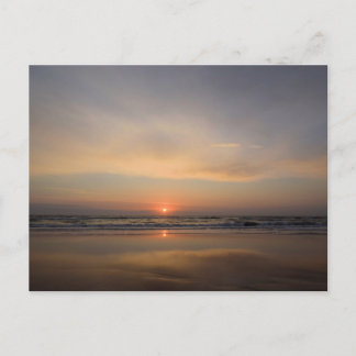 Cartão Postal Reflexões sobre a costa marítima