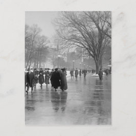 Cartão Postal Reflexões Sobre O Pavimento Molhado