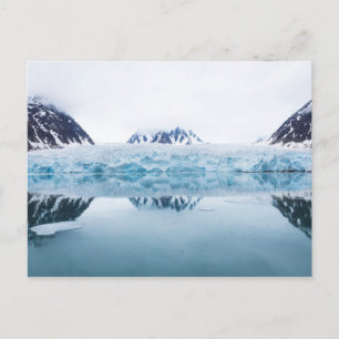 Cartão Postal Reflexos da geleira, Noruega