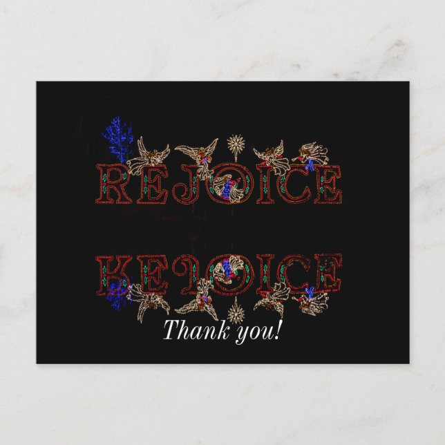 Cartão Postal Reflexos de Alegria (Frente)