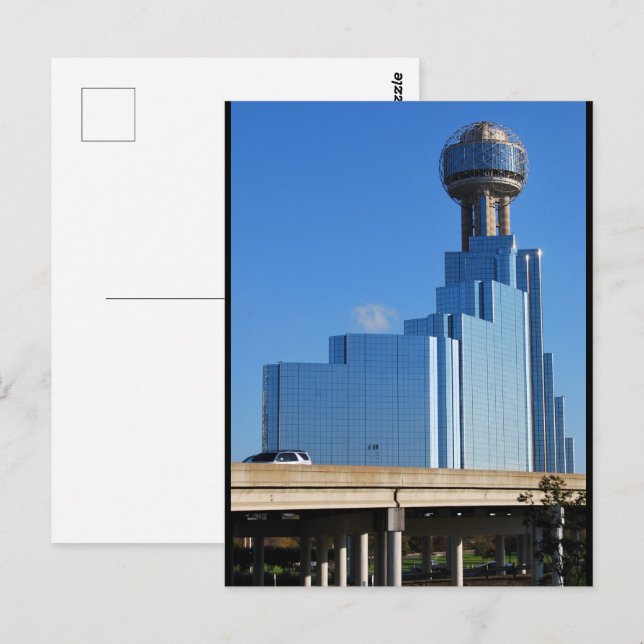 Cartão Postal Reflexos de Dallas (Frente/Verso)