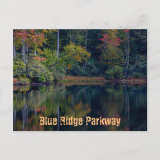 Cartão Postal Reflexos do Lago no Outono