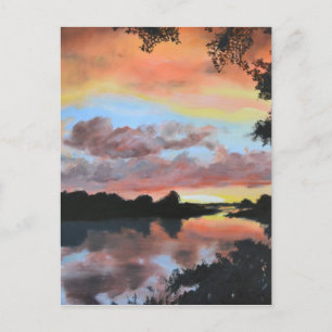 Cartão Postal Reflexos do Rio Zambeze