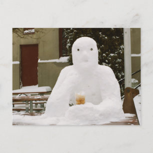 Cartão Postal Refrescimento a frio do gelo