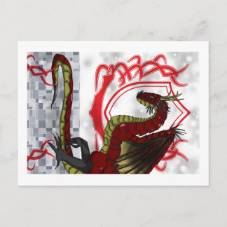 Cartão Postal Regal Red Dragon
