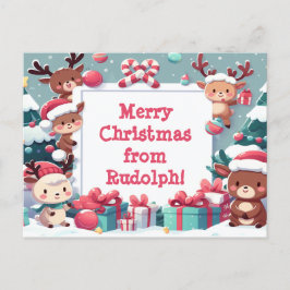 Cartão Postal Regalos Navideños