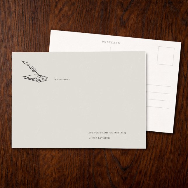 Cartão Postal Regency Inspired Dark Academia Epistolary  (Criador carregado)