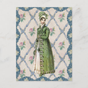 Cartão Postal Regency Lady in Green