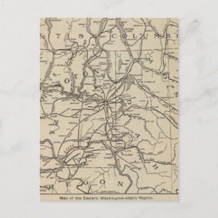 Cartão Postal Região de Washington Idaho