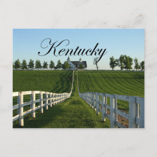 Cartão Postal Região do Bluegrass de Kentucky
