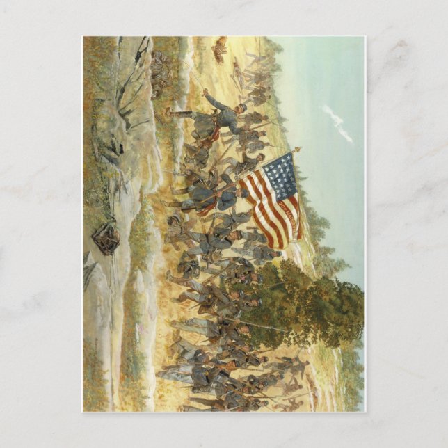 Cartão Postal regime de infantaria voluntária de 20 (Frente)