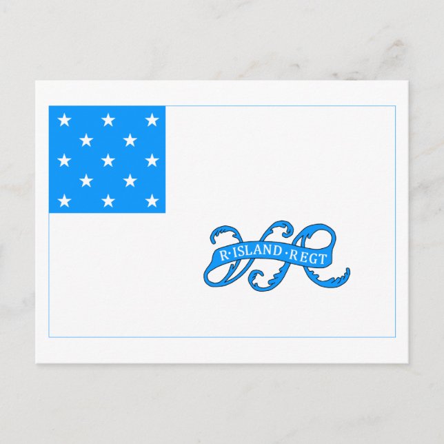Cartão Postal Regimento de Rhode Island 1rua (Frente)