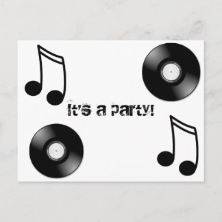 Cartão Postal Registro de vinil