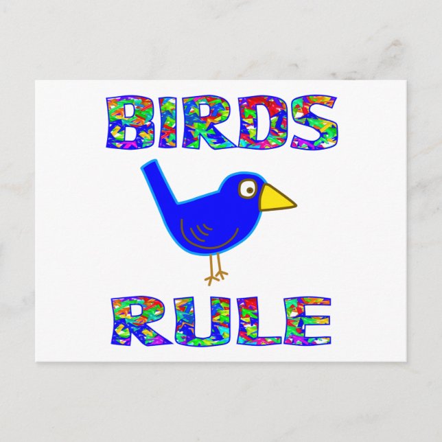 CARTÃO POSTAL REGRA DE AVES (Frente)