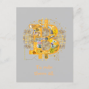 Cartão Postal Regra de Bitmoeda