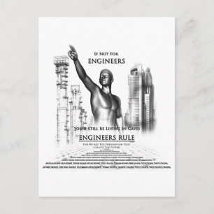 Cartão Postal Regra de engenheiros