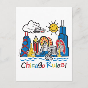 Cartão Postal Regras de Chicago