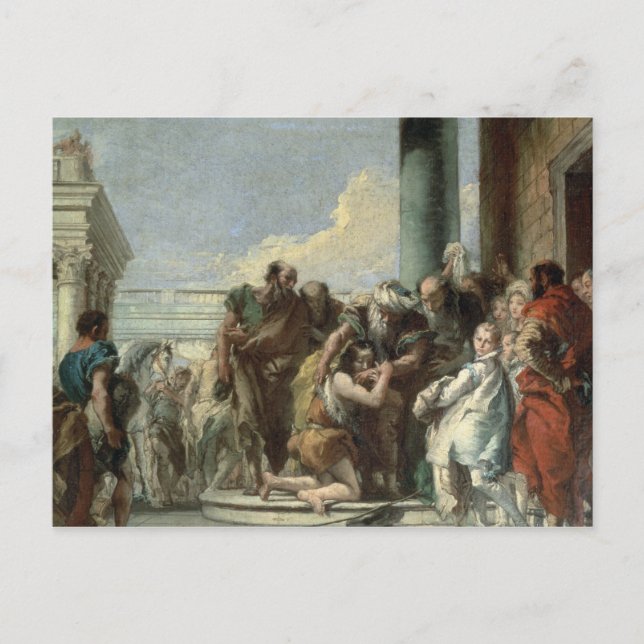 Cartão Postal Regresso do Filho Prodígio, 1780 (Frente)