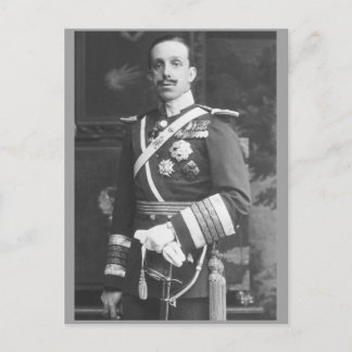 Cartão Postal Rei Alfonso XIII da Espanha