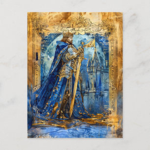 Cartão Postal Rei Artur  Rei lendário celta de Camelot