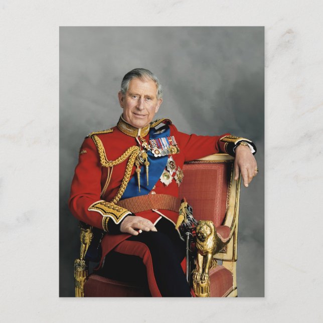 Cartão Postal Rei Charles III (Frente)