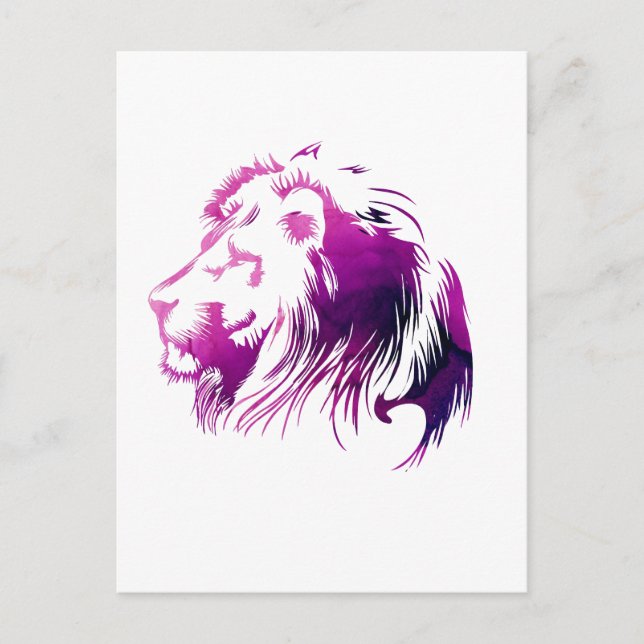 Cartão Postal Rei da selva (Frente)