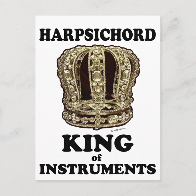 Cartão Postal Rei dos Instrumentos do Cravo (Frente)