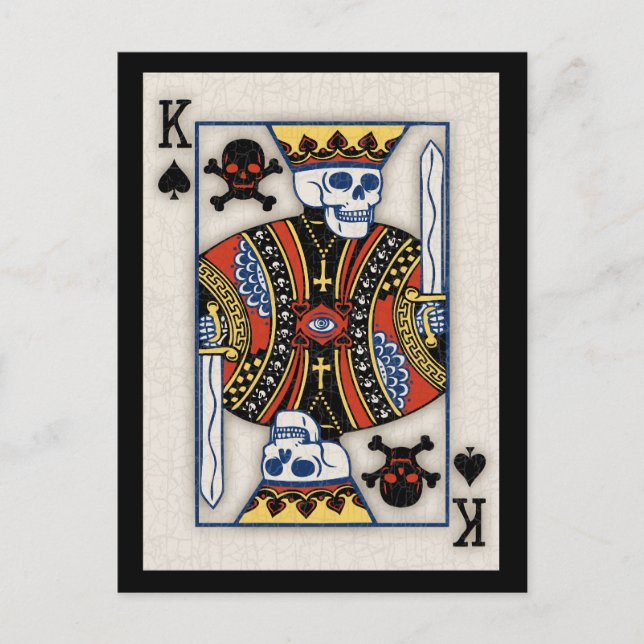 Cartão Postal Rei dos Skulls (Frente)