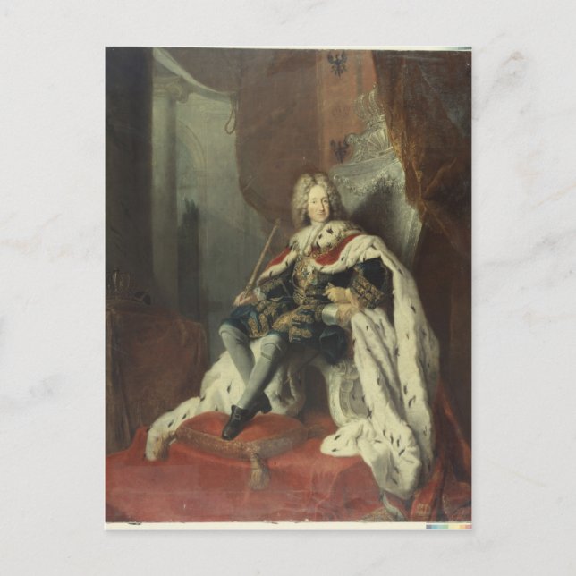 Cartão Postal Rei Frederick I da Prússia (Frente)