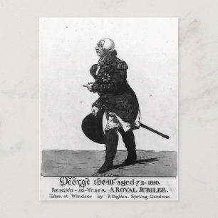 Cartão Postal Rei George III, 72, 1810