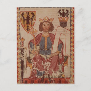 Cartão Postal Rei Henrique, ilustração do Manasse