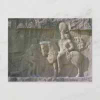 Rei Shapur I e Valeriano Sassânida