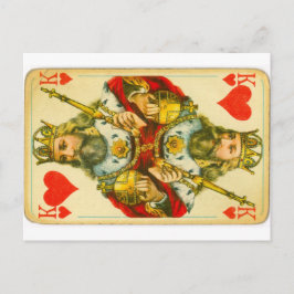 Cartão Postal Rei Vitoriano de Copas