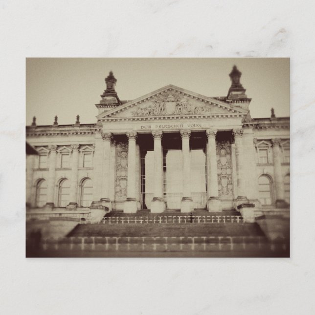 Cartão Postal Reichstag (Frente)
