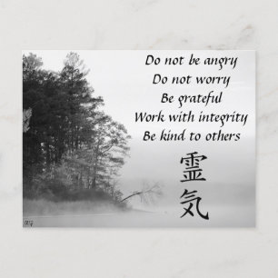 Cartão postal Reiki