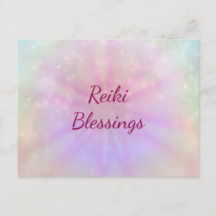 Cartão Postal Reiki Blessings