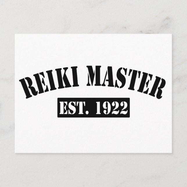 Cartão Postal Reiki Master (Frente)