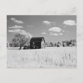 Cartão Postal Reimpressão de Foto de Celeiro de Wisconsin