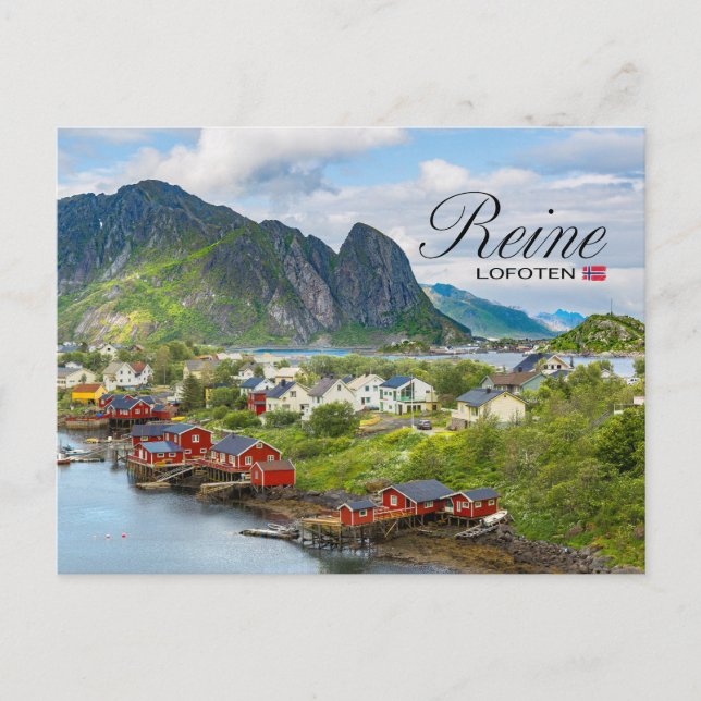 Cartão Postal Reine auf den Lofoten (Frente)