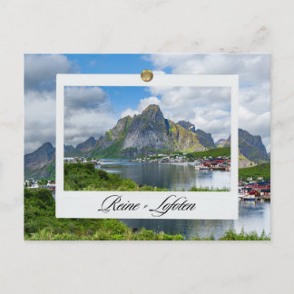 Cartão Postal Reine auf den Lofoten