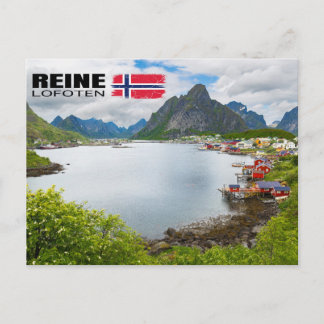Cartão Postal Reine auf den Lofoten